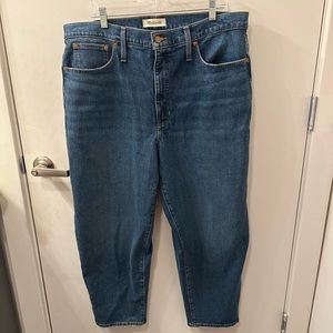 Madewell Size 33 Balloon Jeans in Ellisboro Wash